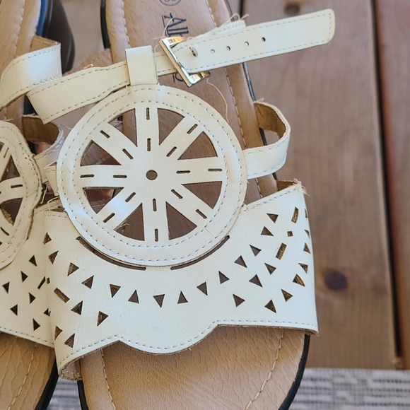 Vintage Alberto boho heeled sandals - Picture 6 of 10